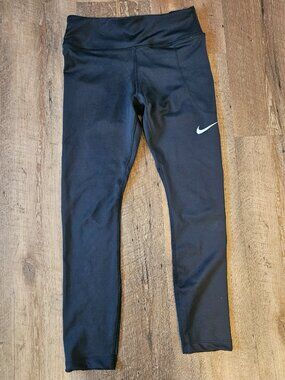 Nike Dri-FIT Black Leggings Womens Small Athletic Workout Pants